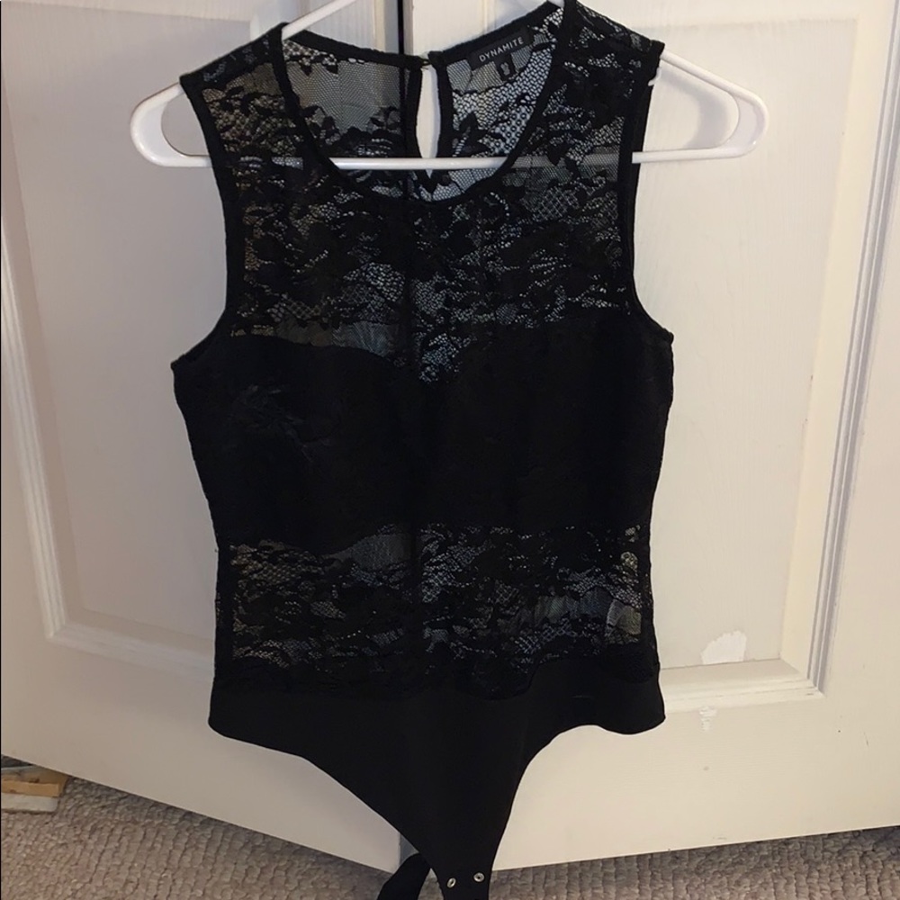 🌙Sexy black Onepeice top